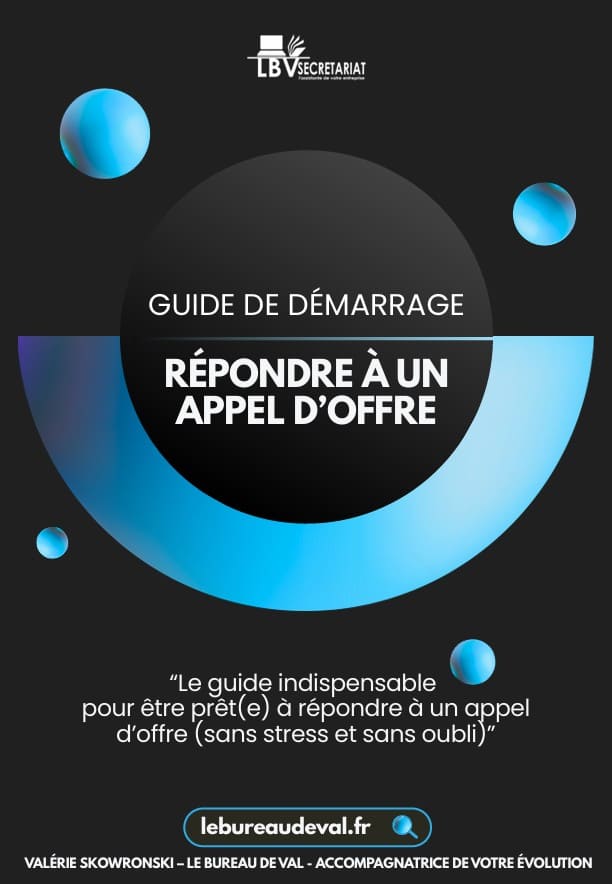 guide démarrage appels d'offres