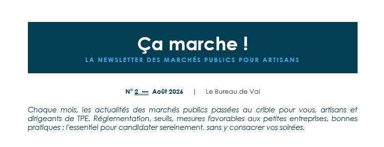 newsletter marchés publics août 2026 newsletter marchés publics août 2026